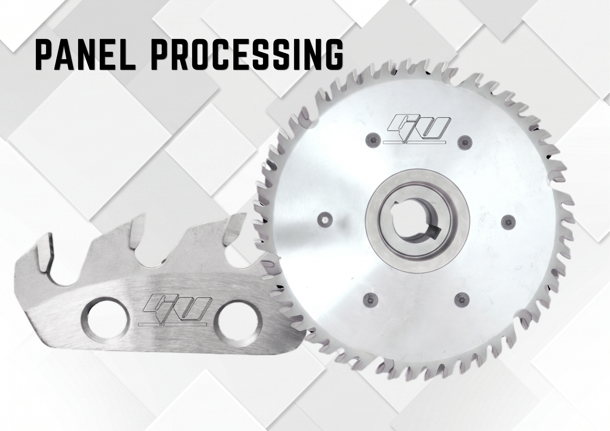 Panel processing saw blade